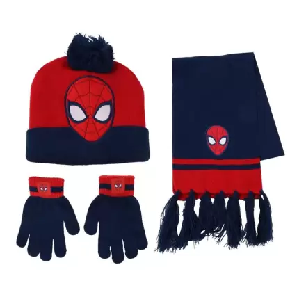 Marvel Spiderman zimski set snood kape i rukavica fotografija proizvoda