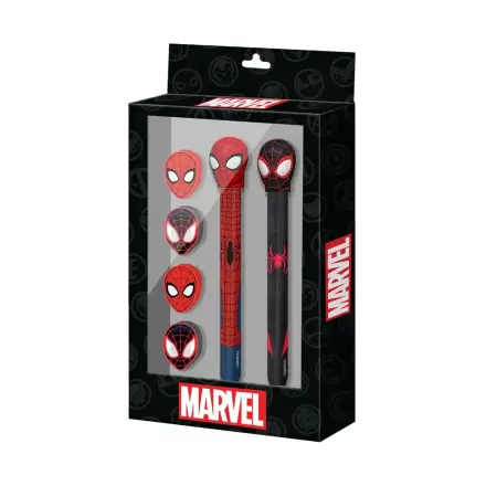 Marvel Spiderman kemijska olovka + olovka + 4 gumice paket termékfotója