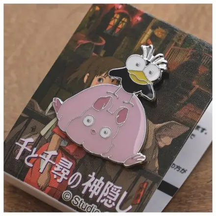 Spirited Away bedž Fly Bird i Boh Mouse fotografija proizvoda
