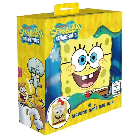 SpongeBob 3D Pjenasta Torbica za AirPods sa Spojnicom za Torbu fotografija proizvoda