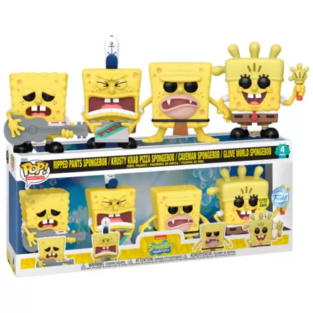 Spongebob Funko POP! Television Vinyl Figure set od 4 (EMEA) 9 cm fotografija proizvoda