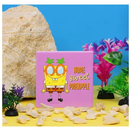 SpongeBob Home Sweet Pineapple Keramički kvadratni podmetač fotografija proizvoda
