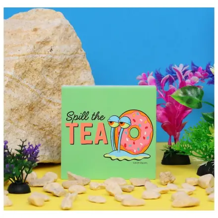 SpongeBob Spill The Tea Keramički četvrtasti podmetač fotografija proizvoda