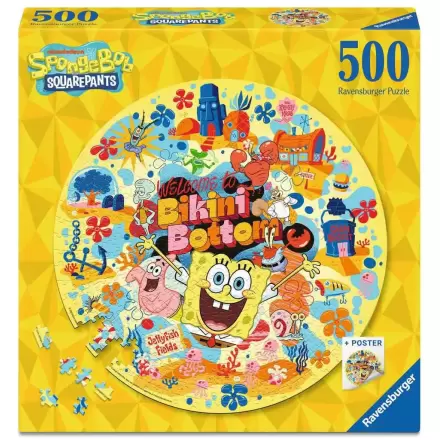 SpongeBob SquarePants Okrugla Slagalica Welcome to Bikini Bottom (500 dijelova) fotografija proizvoda