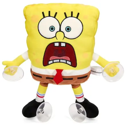 SpongeBob Plišana Figura Window Clinger SpongeBob Scared 20 cm fotografija proizvoda