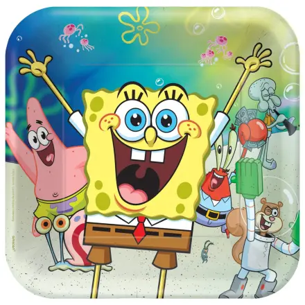 SpongeBob Laugh Papirnati tanjuri 8 komada 23 cm fotografija proizvoda