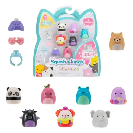 Squishmallow Squish a longs Mini Figurice Paket od 8 komada Stil 3 3 cm fotografija proizvoda