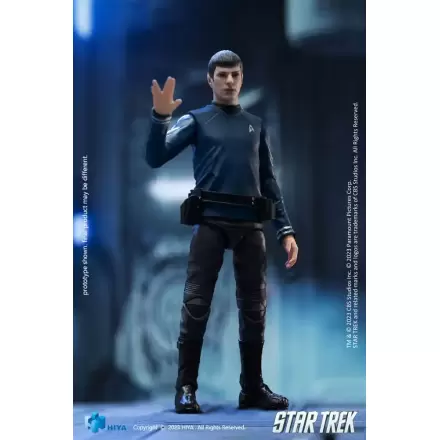 Star Trek Exquisite Mini akcijska figura 1/18 Star Trek 2009 Spock 10 cm termékfotója