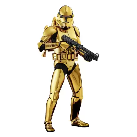 Star Wars akcijska figura 1/6 Clone Trooper (Gold Chrome Version) Exclusive 30 cm termékfotója