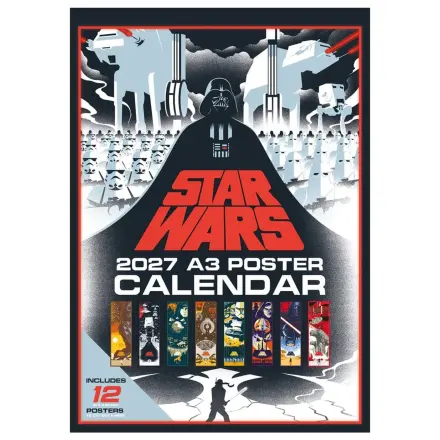 Star Wars Kalendar A3 Poster 2027 fotografija proizvoda