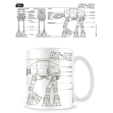 Star Wars AT-AT Sketch šalica termékfotója