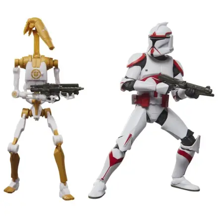 Star Wars: Battlefront II Black Series set od 2 akcijske figure Phase I Assault Trooper i Battle Droid Officer 15 cm fotografija proizvoda
