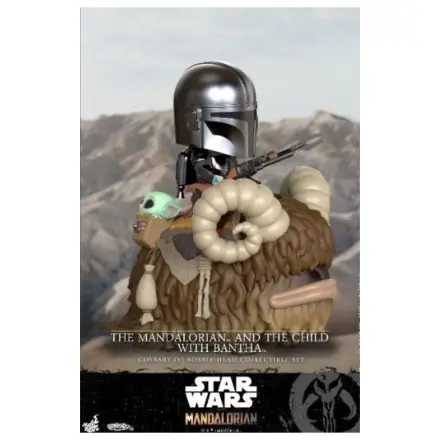 Star Wars Cosbaby Wave 3 The Mandalorian & The Child with Bantha fotografija proizvoda