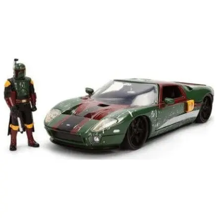 Star Wars Diecast Model 1:24 Boba Fett 2005 Ford GT fotografija proizvoda