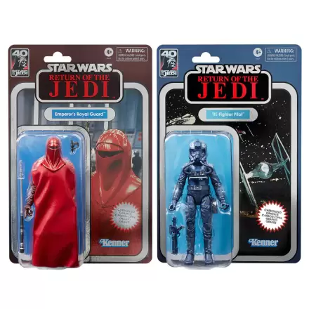 Set 2 figure Emperor Royal Guard & Tie Fighter Pilot Return of the Jedi Star Wars fotografija proizvoda