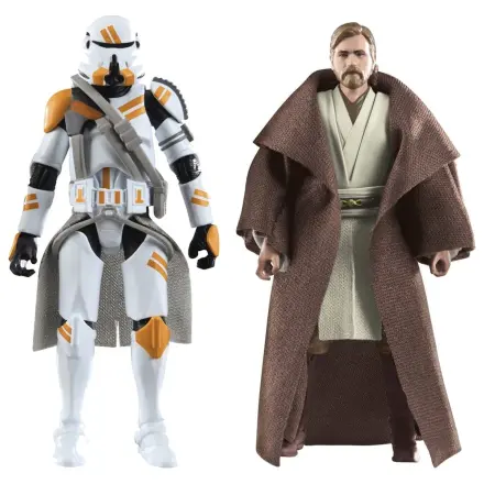 Star Wars Episode III Vintage Collection Set od 2 akcijske figure Obi-Wan Kenobi & Airborne Clone Trooper 10 cm fotografija proizvoda