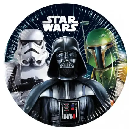 Star Wars Galaxy papirnati tanjuri 8 komada 20 cm FSC fotografija proizvoda