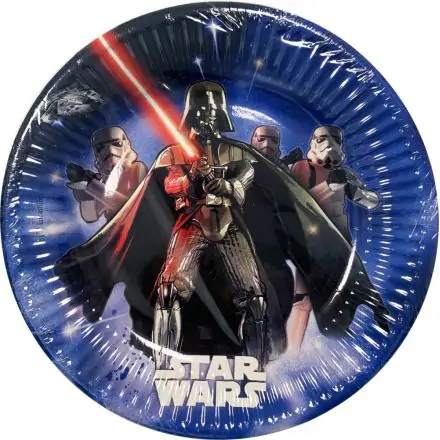 Star Wars Lightsaber papirnati tanjuri, pakiranje od 8 komada, 19.5 cm fotografija proizvoda