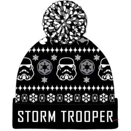 Star Wars Pom-Pom pletena kapa Storm Trooper termékfotója