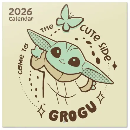 Star Wars The Mandalorian and Grogu 2027 Zidni kalendar 30 x 30 cm fotografija proizvoda