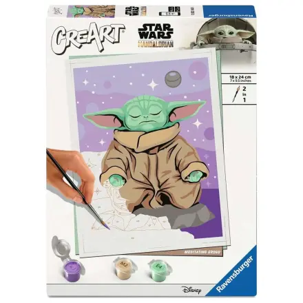 Star Wars: The Mandalorian CreArt Slikanje po brojevima Meditirajući Grogu fotografija proizvoda