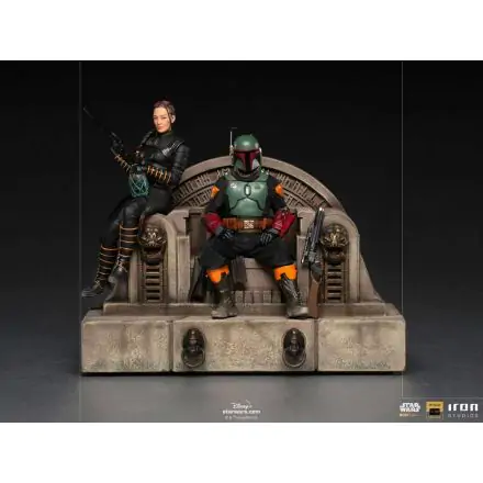 Star Wars The Mandalorian Deluxe Art Scale kip 1/10 Boba Fett & Fennec on Throne 23 cm fotografija proizvoda