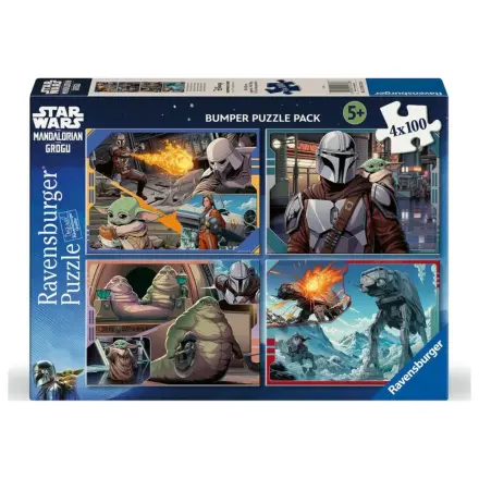 Star Wars The Mandalorian & Grogu slagalica 4x100 komada fotografija proizvoda