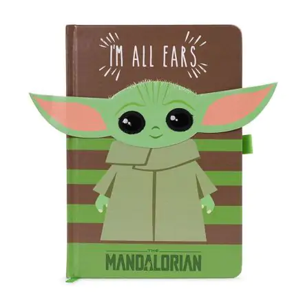 Star Wars The Mandalorian Premium bilježnica A5 I'm All Ears Green termékfotója