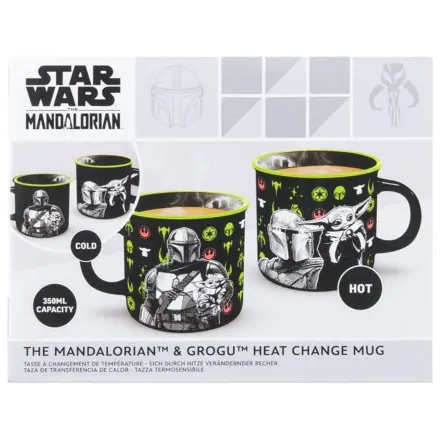 Star Wars: The Mandalorian Šalica koja mijenja boju Mandalorian i Grogu fotografija proizvoda