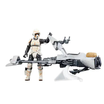 Star Wars: The Mandalorian Vintage Collection Vozilo s figurama Speeder Bike sa Scout Trooper & Grogu termékfotója