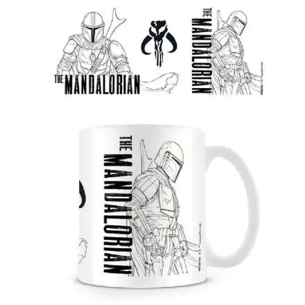 Star Wars The Mandalorian šalica Line Art termékfotója