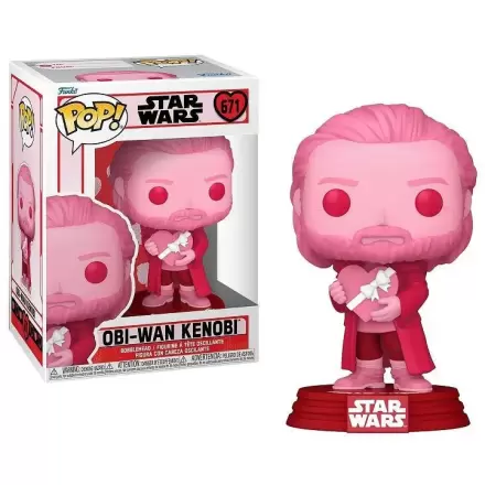 Star Wars Valentines POP! Star Wars Vinyl figurica Obi-Wan Kenobi 9 cm termékfotója