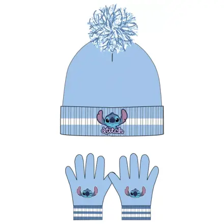 Stitch Blue Dječja kapa + rukavice Set fotografija proizvoda