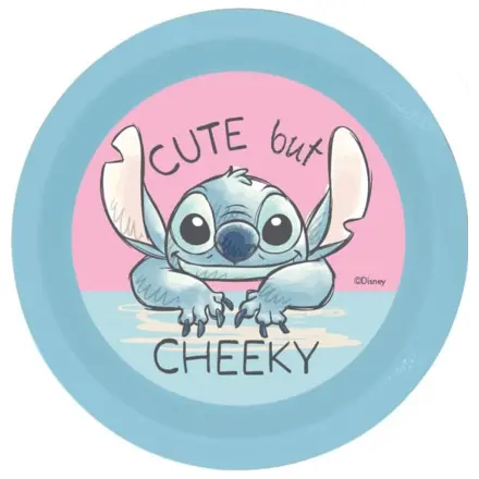 Stitch Cheeky Plastični ravni tanjur fotografija proizvoda