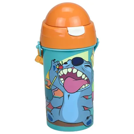 Stitch Cool plastična boca za vodu sa slamkom i vješalicom 500 ml fotografija proizvoda
