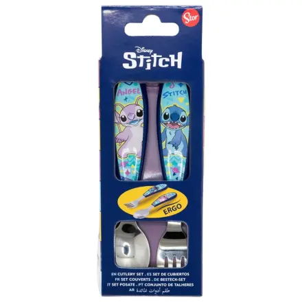 Stitch Drawing Metal Ergo Set pribora za jelo - 2 komada fotografija proizvoda