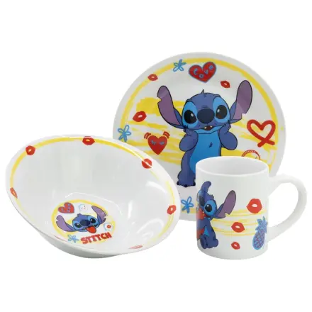 Stitch Heart Porculanski set posuđa za večeru fotografija proizvoda