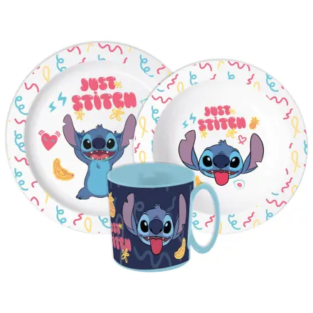 Stitch Just set posuđa za jelo, mikroplastični set s šalicom fotografija proizvoda