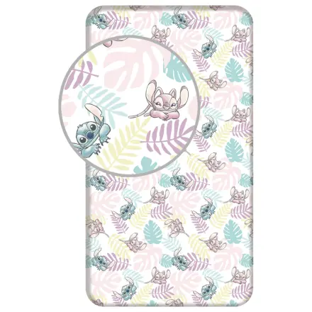 Stitch Leaves posteljina s gumicom 90x200 cm fotografija proizvoda