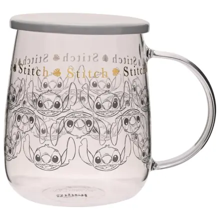 Stitch Staklena šalica s poklopcem 532 ml fotografija proizvoda