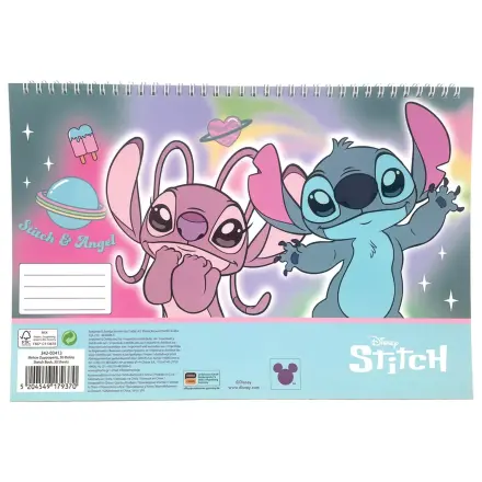 Stitch Universe A/4 Spiralni blok za crtanje, 30 listova fotografija proizvoda