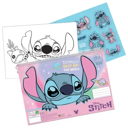 Stitch Universe A4 spiralni blok za skiciranje, 40 listova sa naljepnicama fotografija proizvoda