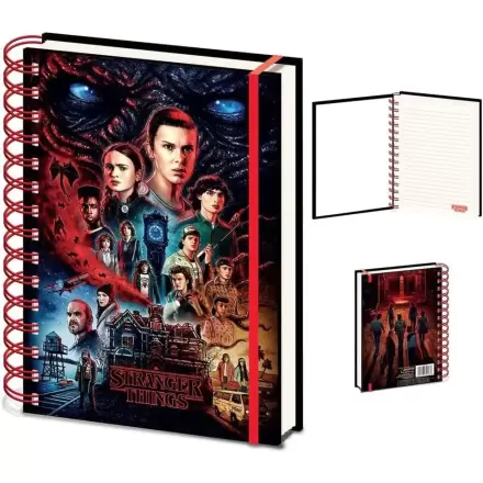 Stranger Things A5 bilježnica fotografija proizvoda