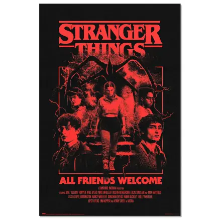 Stranger Things All Friends Welcome poster fotografija proizvoda