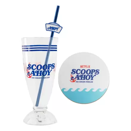 Stranger Things čaše za Milkshake set Scoops Ahoy fotografija proizvoda
