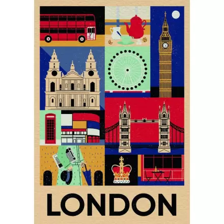 Puzzle Stil u gradu London 1000 komada termékfotója