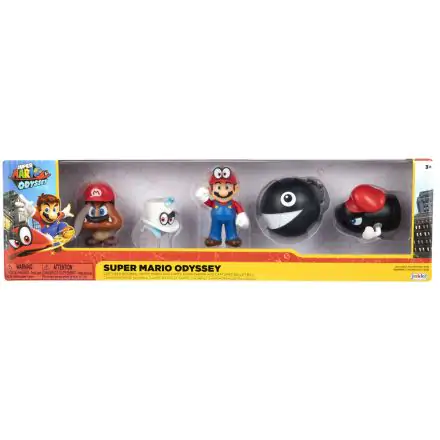 Super Mario Bros set 5 figura 6,5cm termékfotója