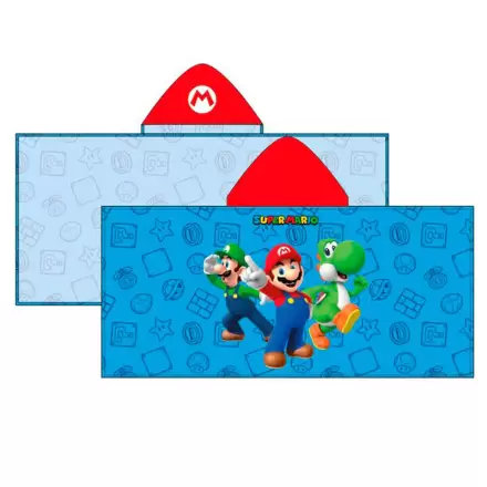 Super Mario Bros pončo ručnik od mikrovlakana fotografija proizvoda