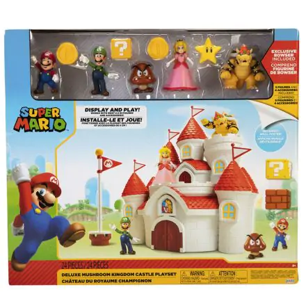 World of Nintendo Deluxe Set za igru Super Mario Mushroom Kingdom Castle termékfotója