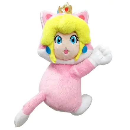 Super Mario Magnet Plišana Figura Cat Peach 19 cm fotografija proizvoda